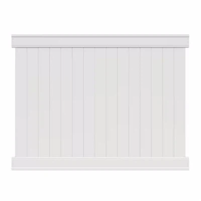 6 фута HX 8 Ft. W 6 фута HX 8 Ft. W Бял винилов ограден панел за поверителност