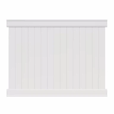 6 фута HX 8 Ft. W 6 фута HX 8 Ft. W Бял винилов ограден панел за поверителност