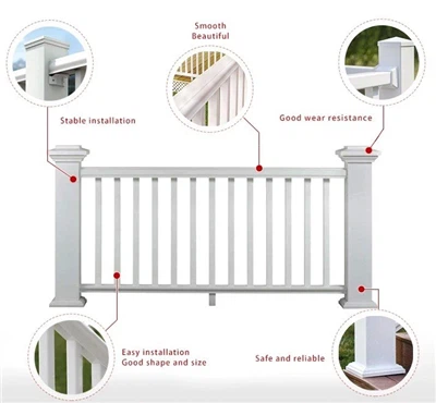 PVC издръжлив парапет