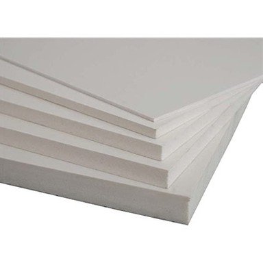 Бял лист от PVC кора от пяна за вътрешна декорация