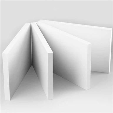 Бял PVC лист