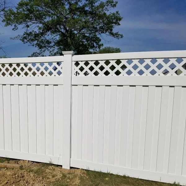 6'x6' White Enclosed Fence 1530 Series