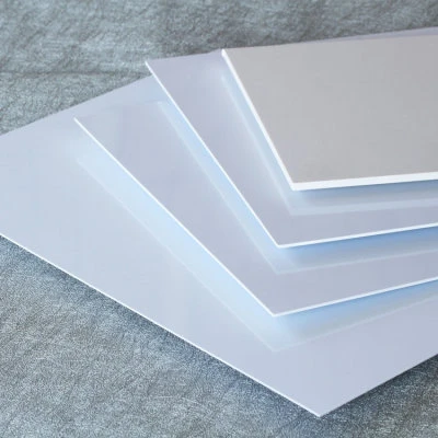 Китай PVC бели пластмасови листове